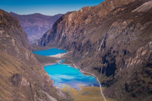 Turquoise,Llanganuco,Lake,In,Cordillera,Blanca,,Snowcapped,Andes,,Ancash,,Peru