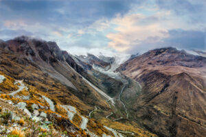 Panoramic,View,From,The,Paso,Portachuelo,Viewpoint,Of,Llanganuco,,Huaraz