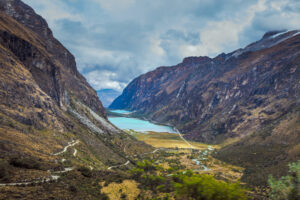 Panoramic,View,From,The,Paso,Portachuelo,Viewpoint,Of,Llanganuco,,Huaraz